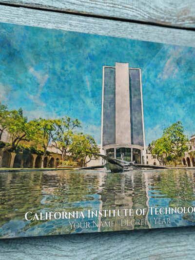 California Institute of Technology , Know as Cal Tech.  The Millikan library is the tallest building on campus