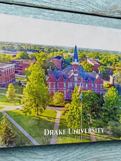 UNIVERSITY OF MIAMI CAMPUS CANVAS PRINT HANGING ON WALL