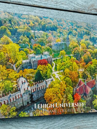 Lehigh University watercolor. Graduation gift, Lehigh University , College wall art,  College WC