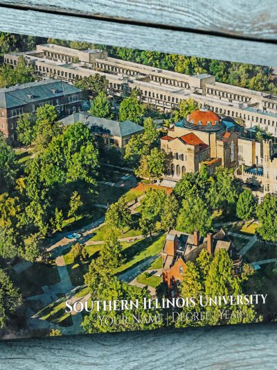 Southern Illinois University watercolor. Graduation gift, Southern Illinois University , College wall art,  College WC