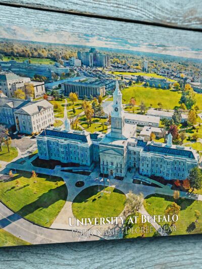University at Buffalo watercolor. Graduation gift, University at Buffalo , College wall art,  College WC