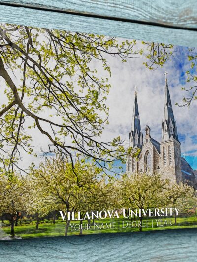 VILLANOVA UNIVERSITY CAMPUS CANVAS PRINT HANGING ON WALL