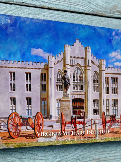 Virginia Military Institute watercolor, Graduation gift, Virginia Military Institute Print, College wall art,  College WC