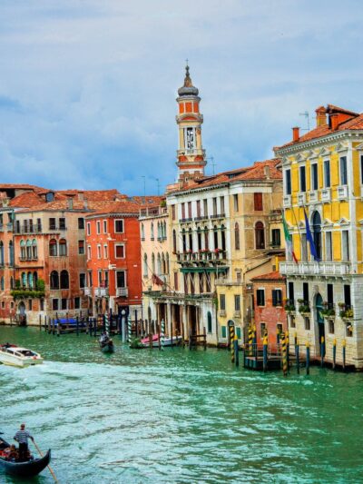 Venice Italy Gondolas in canal, Venice Italy, Vacation in Italy, Europe Classic Photo, Venice Canvas Print, Venice wall art, Large wall art
