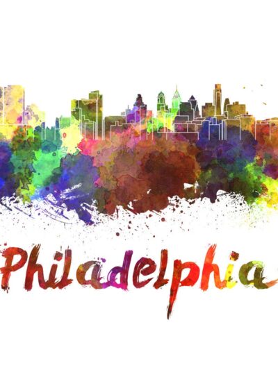 Philadelphia skyline watercolor canvas, Philadelphia Canvas Print, Philly wall art, Philly  Canvas Wall Art, Watercolor Skyline, Gift Ideas