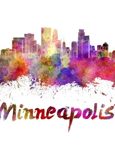 Minneapolis skyline watercolor canvas, Minneapolis Canvas Print, Minneapolis wall art, Minneapolis  Canvas Wall Art, Minneapolis watercolor