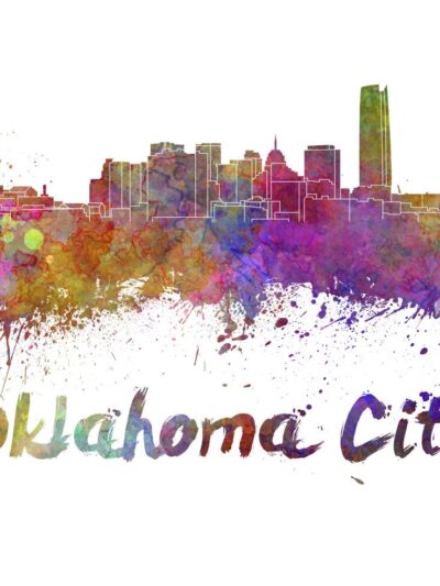 Oklahoma City skyline watercolor canvas,  Oklahoma City Canvas, OKC wall art, Oklahoma City Canvas Wall Art, Oklahoma City wall art canvas