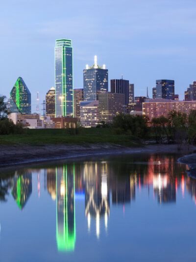 Dallas, TX canvas at dusk, Printed on Canvas, Dallas, Texas, City skyline, Large Dallas Print, Dallas Texas wall art, Canvas gifts, art