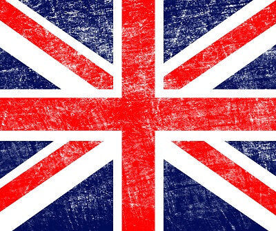 Vintage England Flag on Canvas, England, Flag, Wall Art, England Photo flag on canvas, Single or Multiple Panels England flag