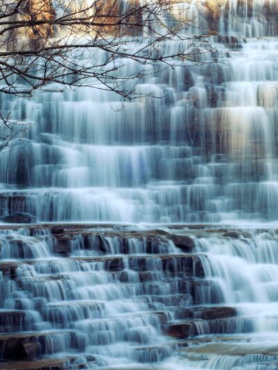 Waterfalls photo on canvas, Printed on Canvas, Water canvas, River Print, Water falls wall art, Canvas gifts, art Waterfalls stream