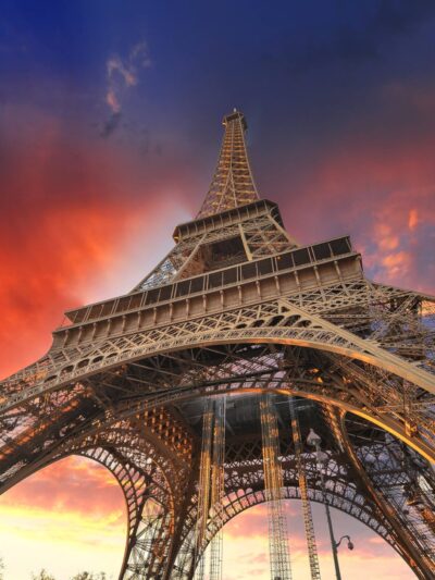 Colorful Eiffel Tower canvas, Paris France canvas, Large Eiffel Tower wall art Print, wall art, Canvas gifts, art, Colorful wall canvas