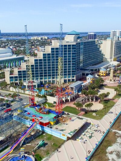 Daytona Beach canvas, Florida beach Canvas, Skyline Daytona Beach canvas, Old South wall art, Nascar Gift, Daytona Beach Skyline canvas