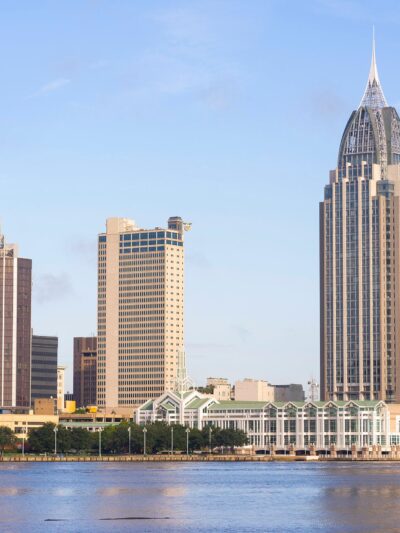 Mobile Alabama skyline canvas,Mobile  Canvas Wall Art, Mobile  wall art canvas, Mobile Alabama framed canvas art