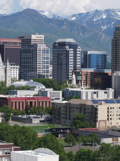 Salt Lake City skyline canvas, Salt Lake City  Canvas Wall Art,Salt Lake City Utah wall art canvas, Salt Lake City framed canvas art