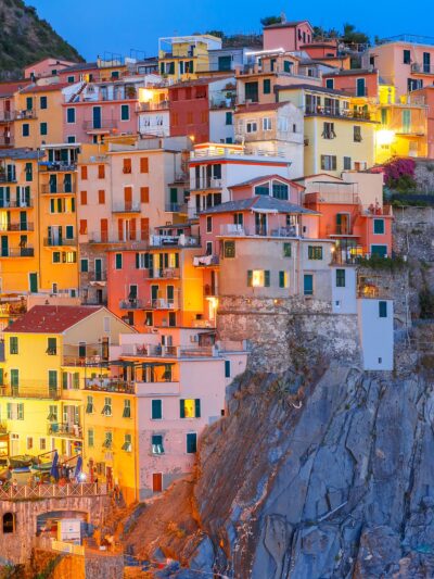 Cinque Terre skyline canvas Cinque Terre Italy Canvas, Cinque Terre , Watercolor canvas, Italian Riviera, Cinque Terre watercolor