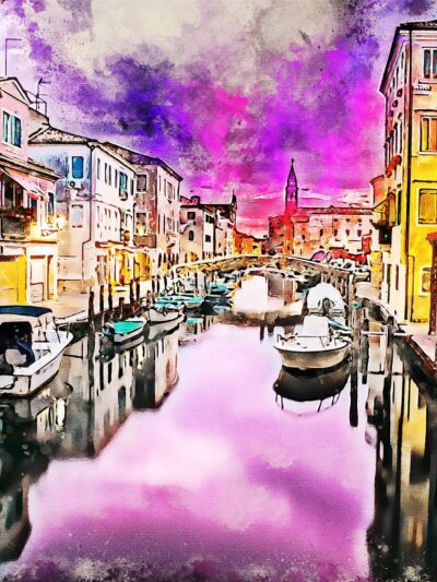 Lovely Venice Italy watercolor, Venice Italy, Vacation in Italy, Europe Classic Photo, Venice watercolor Print, Venice wall art, Venice