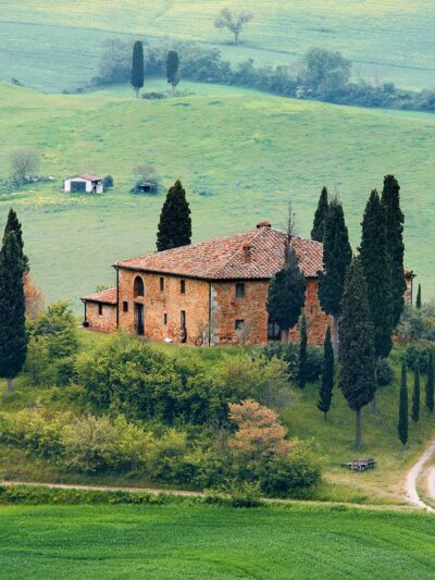 Tuscany canvas Tuscany Italy Canvas, Tuscany Hills Villa, Watercolor canvas, Italian Riviera, Tuscany watercolor