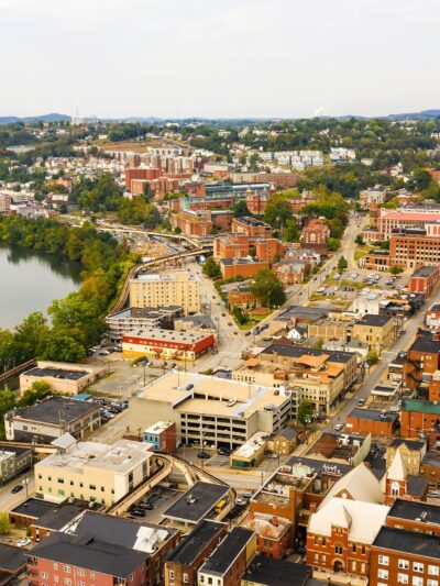 Morgantown West Virginia skyline canvas, Morgantown Canvas Wall Art, Morgantown wall art canvas, Morgantown WV framed canvas art