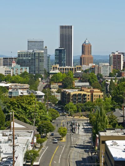 Portland Oregon skyline canvas, Portland Canvas Wall Art, Portland Oregon wall art canvas, Portland framed canvas art
