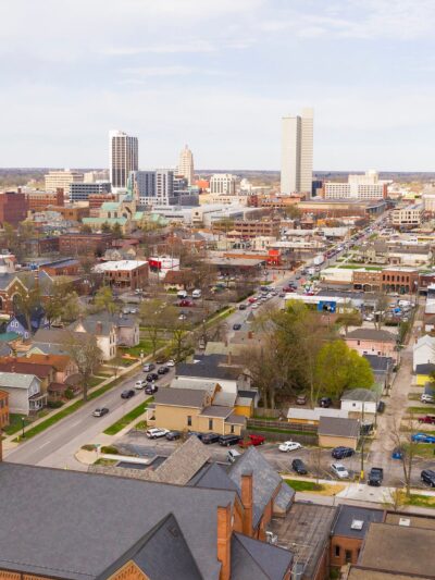 Fort Wayne Canvas, Fort Wayne skyline, Fort Wayne wall canvas, Fort Wayne Indiana Fort Wayne Indiana