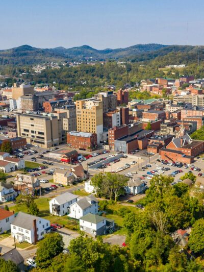 Clarksburg West Virginia skyline canvas, Clarksburg Canvas Wall Art, Clarksburg wall art canvas, Clarksburg WV framed canvas art