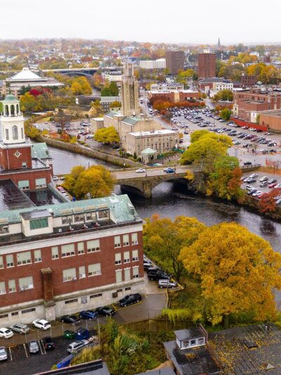 Pawtucket RI skyline, Pawtucket canvas art, Pawtucket RI print on canvas,  Pawtucket Rhode Island wall art