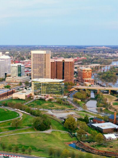 Richmond Virginia canvas, Richmond Virginia skyline Canvas, Richmond James River skyline, Richmond Wall canvas, Virginia skyline art