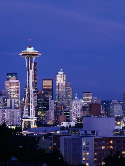 Seattle skyline Watercolor Wall art,  Seattle skyline Canvas, Seattle skyline, Seattle Wall canvas, Seattle wall art