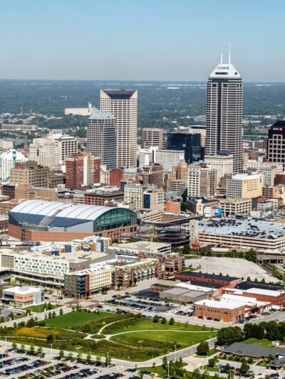 Indianapolis skyline Canvas, Indianapolis wall art canvas, Indianapolis river wall canvas,  Indianapolis wall art