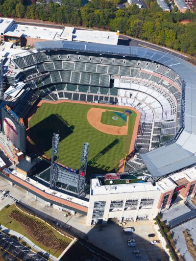 Suntrust Park wall art, Atlanta Canvas, Sun Trust Atlanta Wall canvas, 3 panel or single panel Atlanta art, Atlanta photo, Atlanta wall art