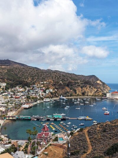 Catalina island skyline canvas, Catalina Island Canvas Wall Art, Los Angeles wall art canvas, California Ocean wall art