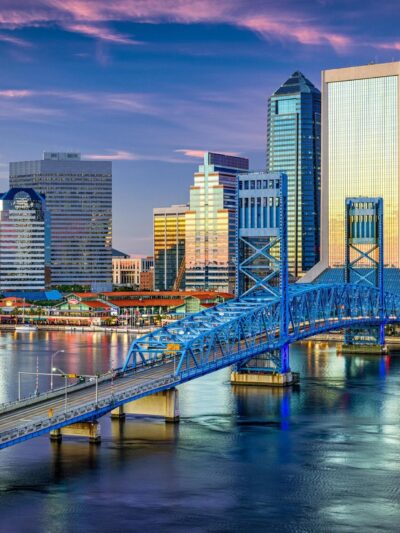 Jacksonville Florida, Jacksonville Canvas, Jacksonville skyline, Jacksonville Wall canvas, Jacksonville wall art