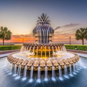 Charleston Pineapple canvas, Charleston Canvas, Charleston wall canvas, Charleston photo wall art print, Charleston art south decor