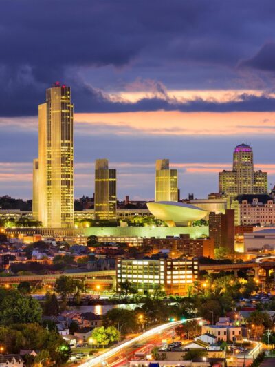 Albany New York canvas skyline, New York Canvas. Albany Canvas Art Print, Albany wall art large canvas