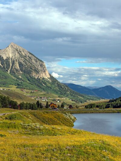 Crested Butte Colorado canvas, Colorado Canvas, Crested Butte Mountain canvas, Landscape wall art, Canvas Gift, Mountain canvas