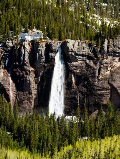 Bridal Veil Falls Colorado canvas, Colorado  Canvas, Mountain canvas, Landscape wall art, Canvas Gift, Mountain canvas