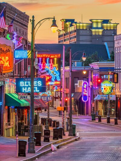 Memphis TN Beale Street Memphis Canvas,  Memphis Beale Street wall canvas, Memphis wall art, Jazz wall art, Blues wall art