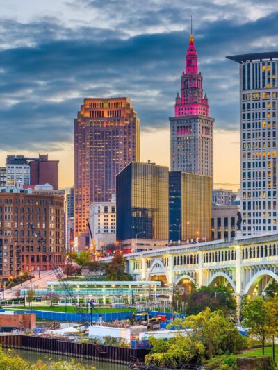 Cleveland skyline canvas, Cleveland Canvas, Cleveland Wall canvas, Cleveland wall art, Cleveland canvas