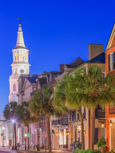 Charleston SC street scene canvas, Charleston Canvas, Charleston wall canvas, Charleston watercolor Charleston south decor