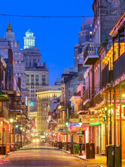 New Orleans canvas, Bourbon Street wall art, New Orleans wall art Canvas Art Print, Bourbon Street wall art, Southern art,