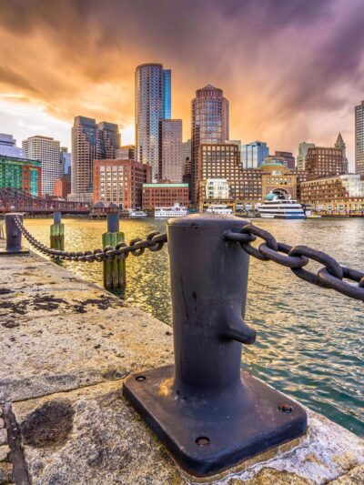 Boston Skyline Harbor skyline Canvas, Boston Canvas, Wall canvas,  Boston  harbor Canvas Art Print, Boston print, Boston photo, wall art