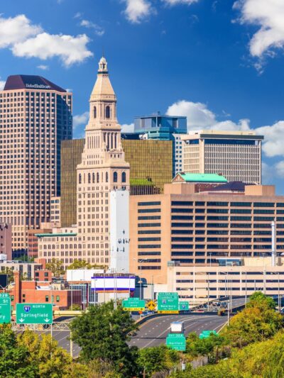 Hartford Connecticut skyline canvas, Hartford Canvas,  Hartford wall canvas, Connecticut wall art Hartford photo wall art print, Hartford