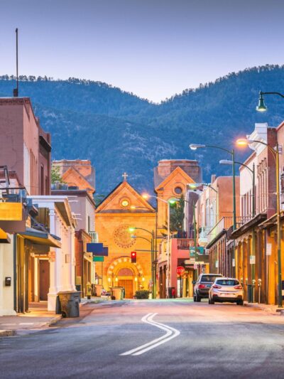 Santa Fe canvas, Santa Fe New mexico Canvas,  Santa Fe wall art, Santa Fe New Mexico Canvas Wall Art, New Mexico  wall art canvas,