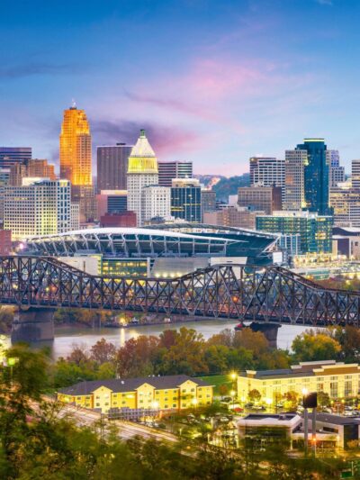 Cincinnati canvas skyline, Cincinnati Canvas, Cincinnati skyline, Cincinnati Wall canvas,Great American ball part, Cincinnati wall art