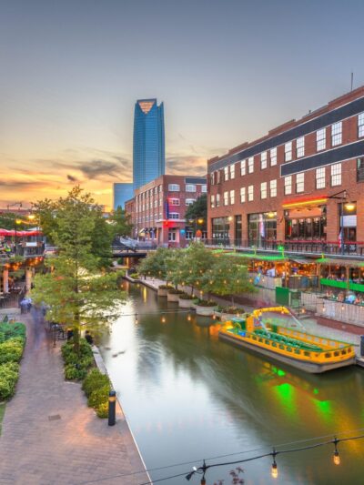 Oklahoma City Bricktown canvas, Oklahoma canvas Print,  OKC wall art, Canvas Wall Art, OKC syline, Gift Ideas, Bricktown Oklahoma City