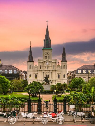 Jackson Square New Orleans canvas, New Orleans Canvas Print, New Orleans wall art, Canvas Wall Art, New Orleans Skyline