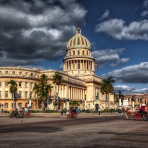 Havana Cuba Capital, Havana Cuba, Wall canvas, , Havana Cuba photo, Cuba art print, Cuba from the ocean
