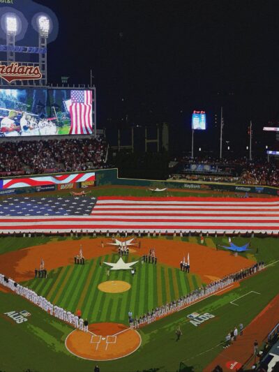 Progressive Field watercolor Canvas, Cleveland Baseball skyline, Large Cleveland Indians watercolor, Cleveland wall art, Canvas gifts, art