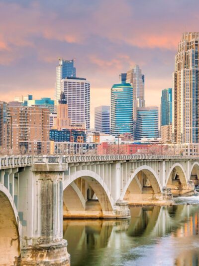 Minneapolis Minnesota canvas skyline, Printed on Canvas, City skyline, Large Minneapolis Print,Minneapolis wall art, Canvas gifts, art