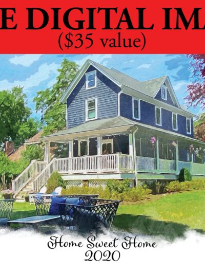 Watercolor House Portrait, Custom House Portrait, Watercolor Home Painting, House Sketch From Photo, First time homeowner